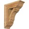 Ekena Millwork Olympic Traditional Rough Sawn Bracket w/ Offset Brace, Western Red Cedar, 8"W x 22"D x 26"H BKT0806X22X26OLY01RWR - alternate 1